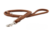 Leather leash 2m Cognac