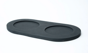 Set Slow Feeder Black Polysand