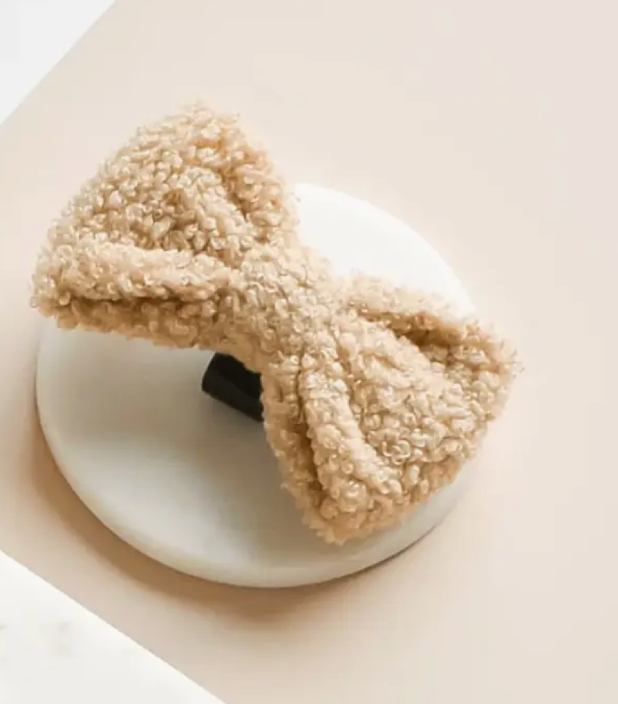 Gentlemen Bow Teddy Nutmeg