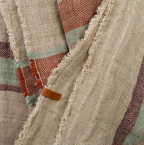 Linen Stripes deken