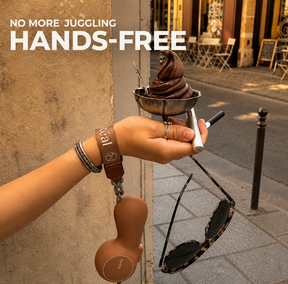 Luxury Leash met verwarming / lader Bruin 2.0