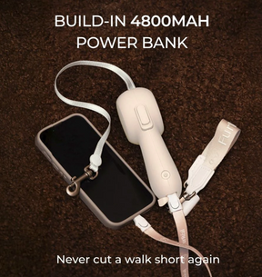 Luxury Leash met verwarming / lader Beige 2.0