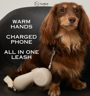 Luxury Leash met verwarming / lader Beige 2.0