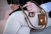 Leather leash 2m Cognac