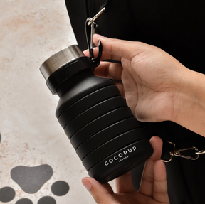 Water bottle folding black