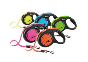 Flexi Neon geel koord - 5m