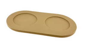 Set Slow Feeder Camel Brown Polysand