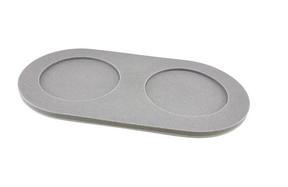Set Slow Feeder Dolphin Gray Polysand