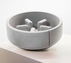 Set Slow Feeder Dolphin Gray Polysand