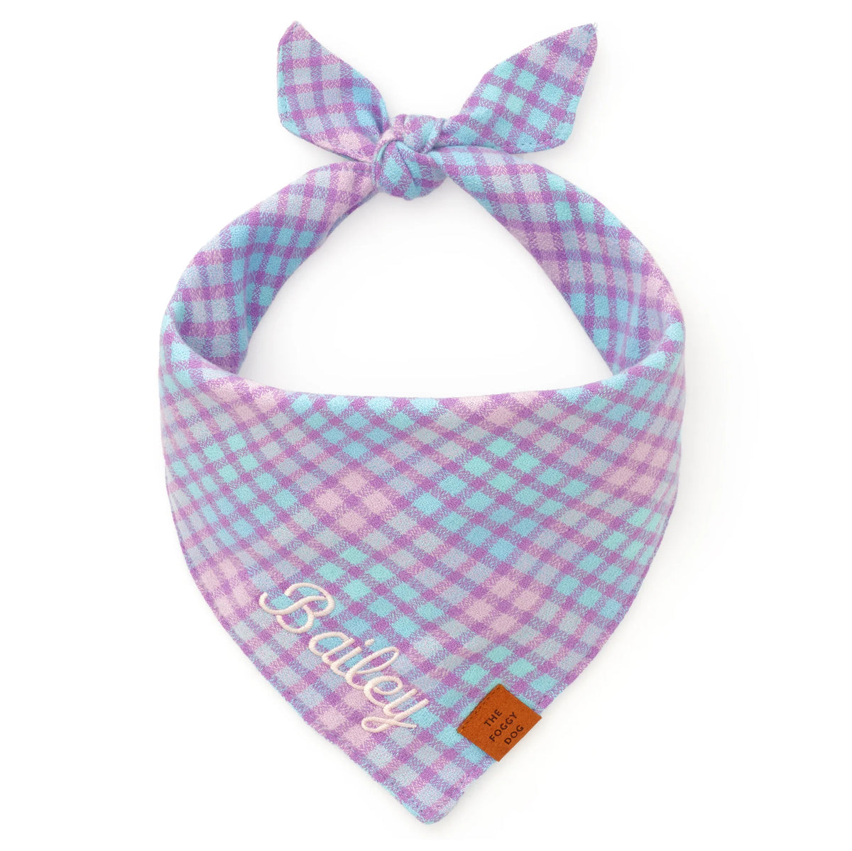 Spring plaid bandana