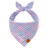 Spring plaid bandana