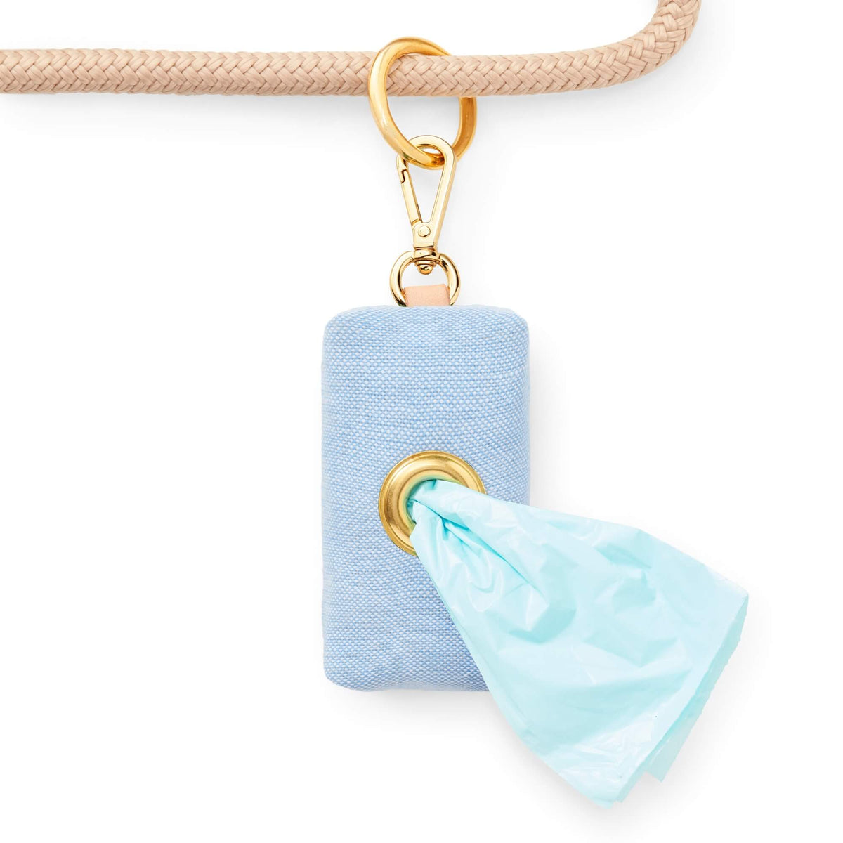 Blue Cambray poepzakhouder