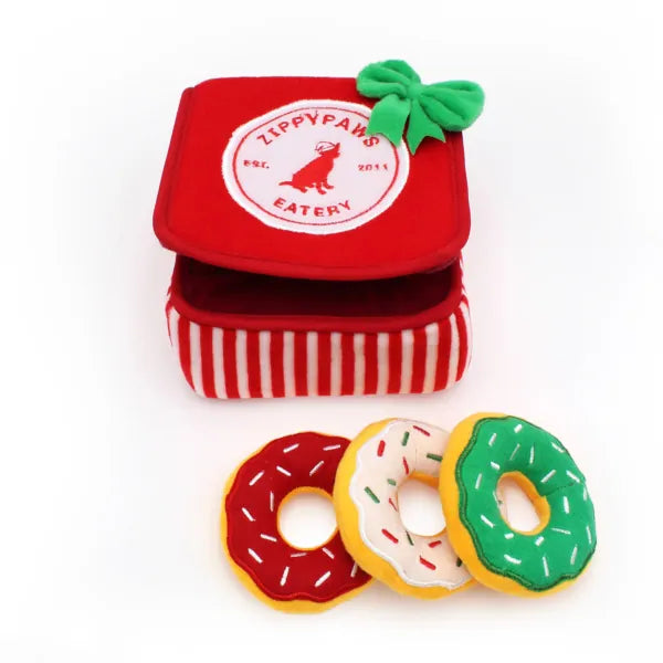 Weihnachts -Donut -Box