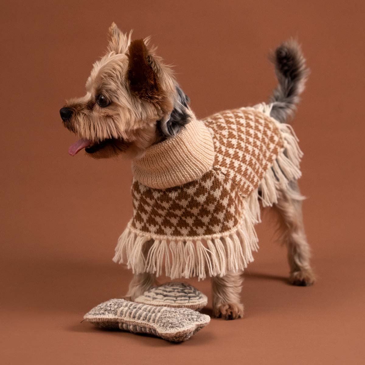 Chestnut Alpaca Poncho