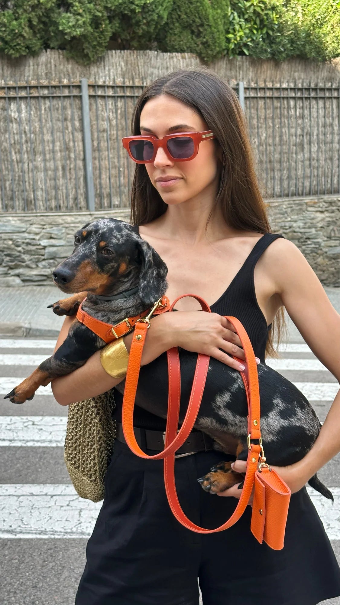 Poepzakhouder Juno Orange