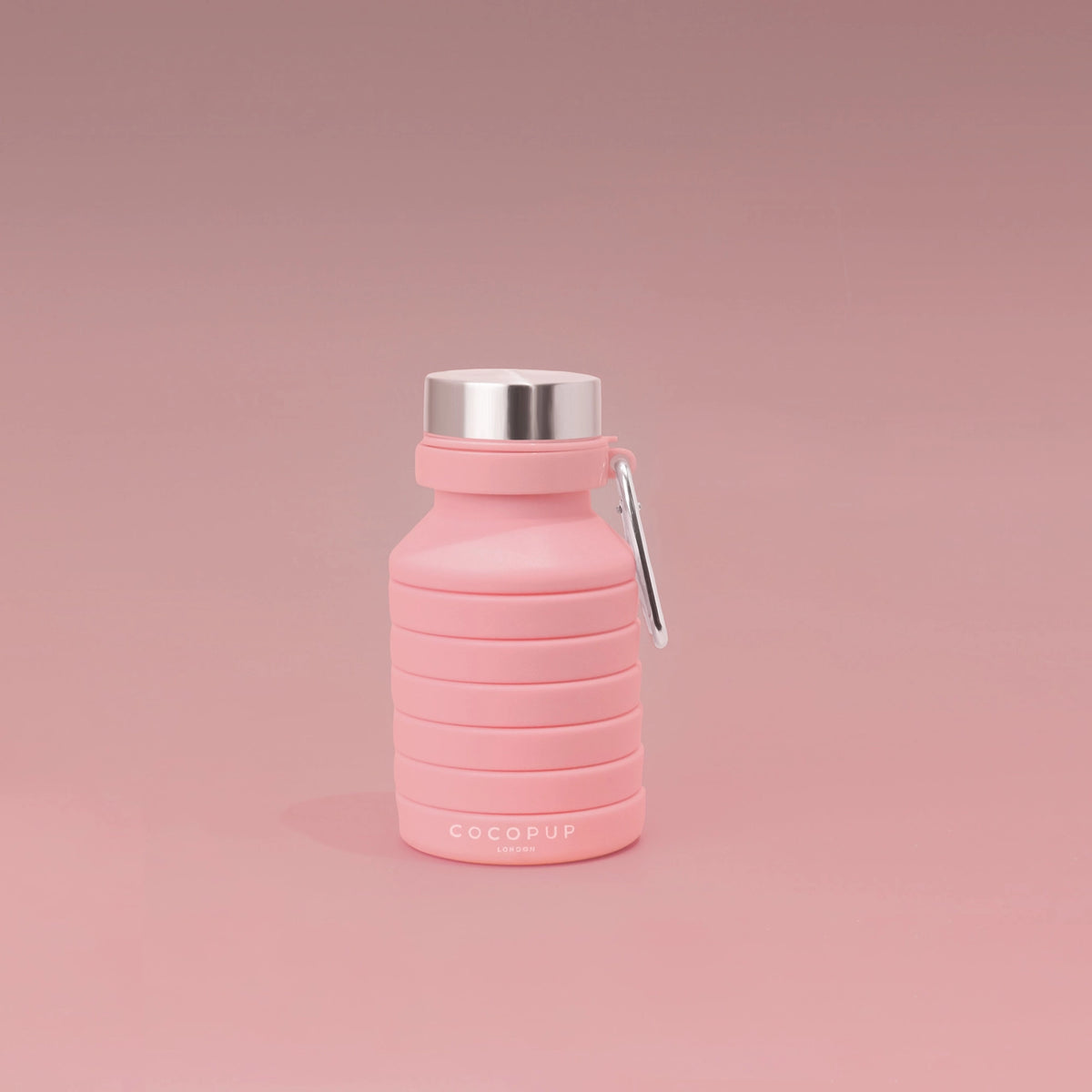 Pink pieghevole in bottiglia d'acqua