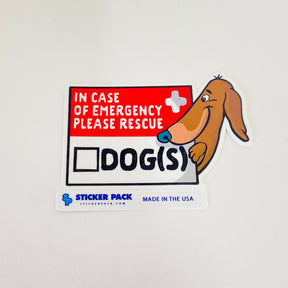 Rescue Dog(s) please  - sticker