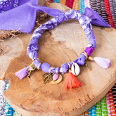 Bandana charm necklace