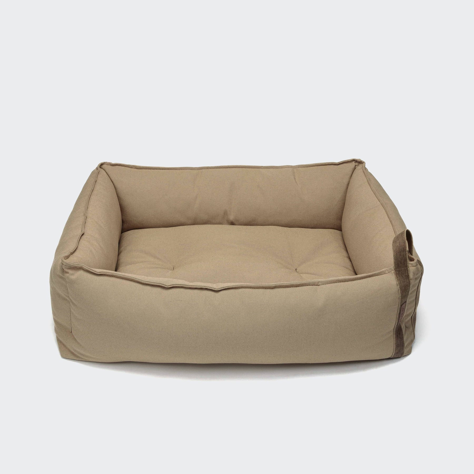 Lit en toile beige