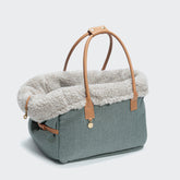 Dog Carrier - Petrol Gray - Small mistake handle - Large