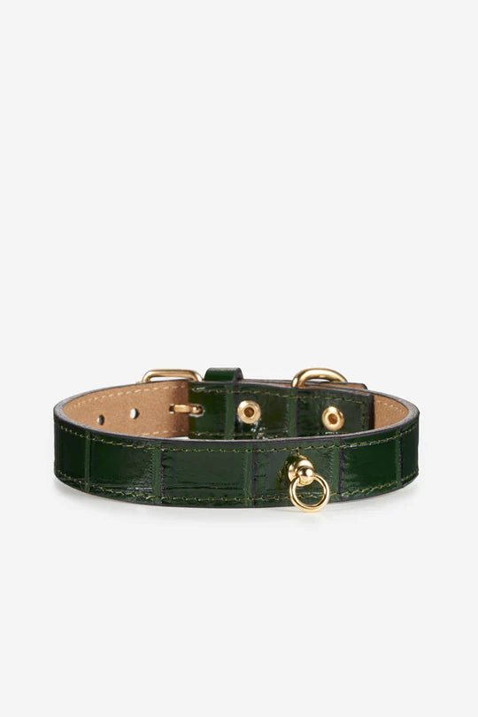 Croco Green halsband
