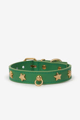 Star halsband groen