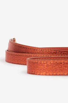 Metallic Leiband Oranje