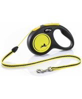 Flexi Neon geel koord - 5m