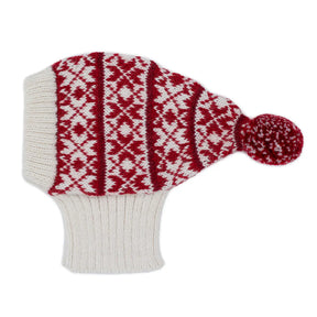 Christmas snowflake dog hat