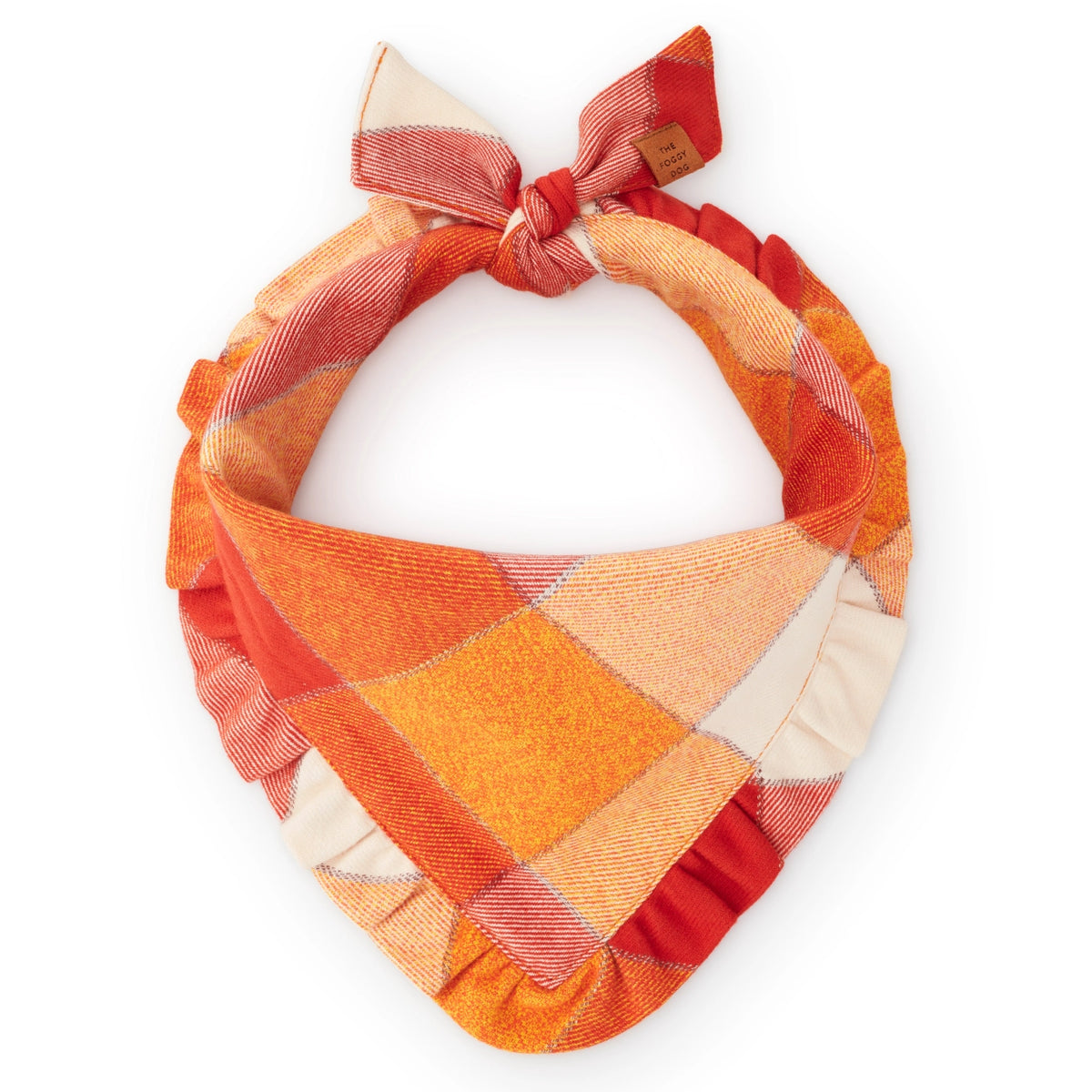 Lady Pumpkin Spice flannel bandana