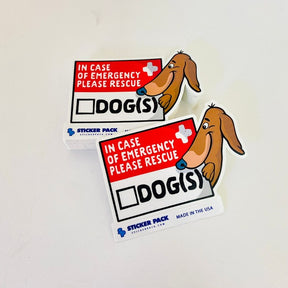 Rescue Dog(s) please  - sticker