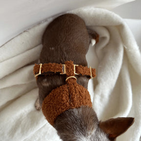 Autumn Collection - Soft harnas Teddy Cinnamon