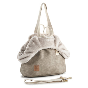 Peluche Paradise Carrying Bag - Lola - Bear Cream