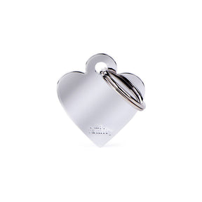 Hart zilver medaillon
