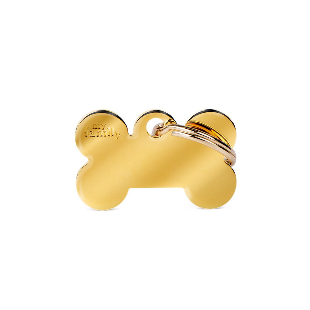 Bone gold medallion