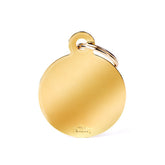 Médaillon cercle doré