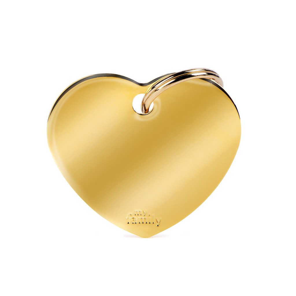 Hart goud medaillon