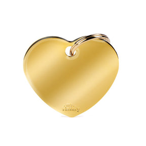 Hart goud medaillon