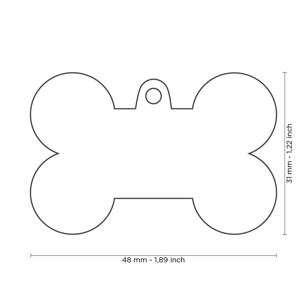 Médaillon en argent os