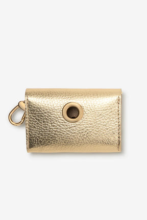 Metallic poop pocket holder