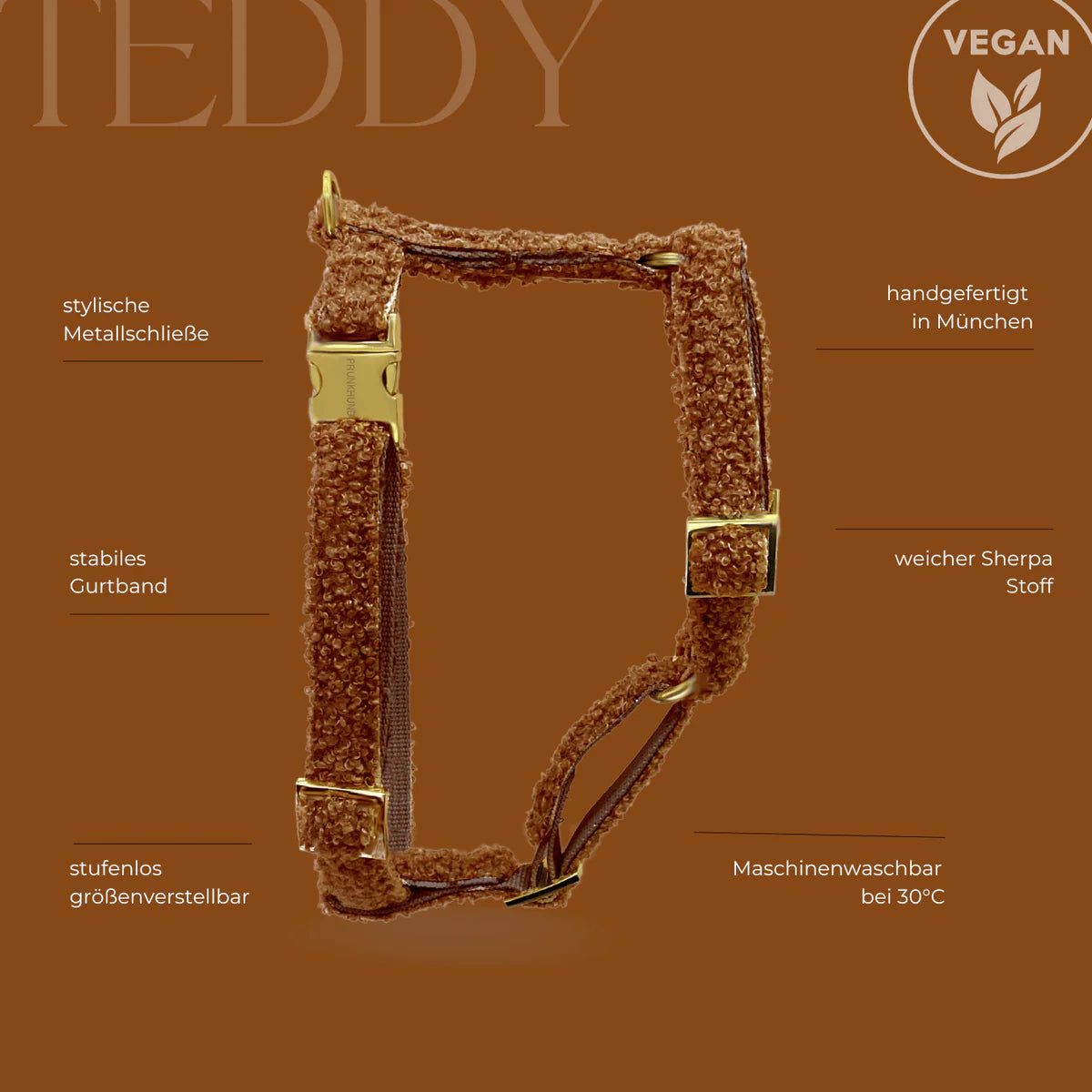 Teddy cinnamon harness