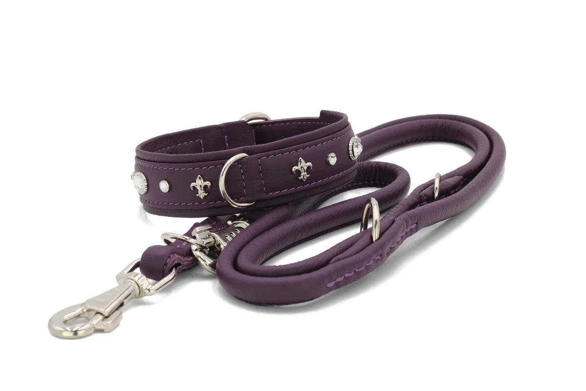 Aubergine halsband