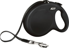 Flexi classic zwart - 8m