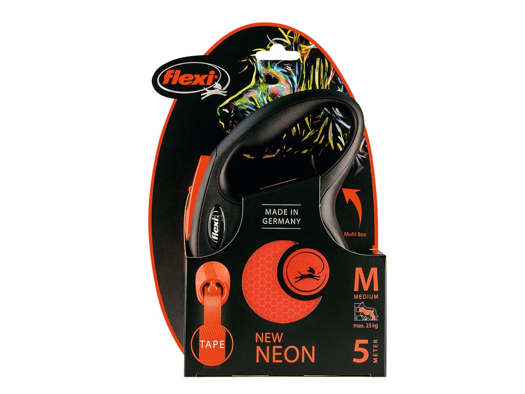 Flexi Neon Orange Tape - 5m