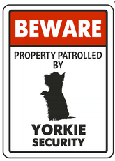 Yorkie auf Patrouille