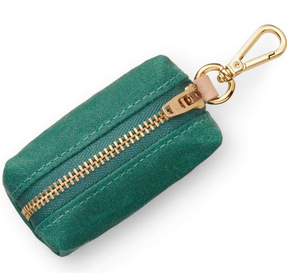 Poop bag holder waxed evergreen