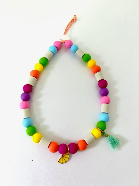 Anti-Sign-Perlen-Band - Regenbogen