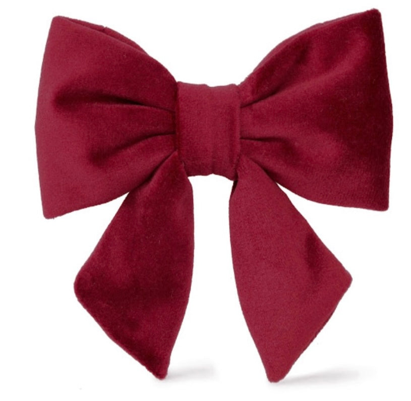 Wedding Lady Burgundy Velvet strik