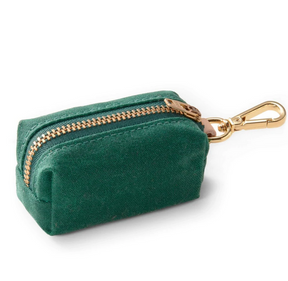 Poop bag holder waxed evergreen