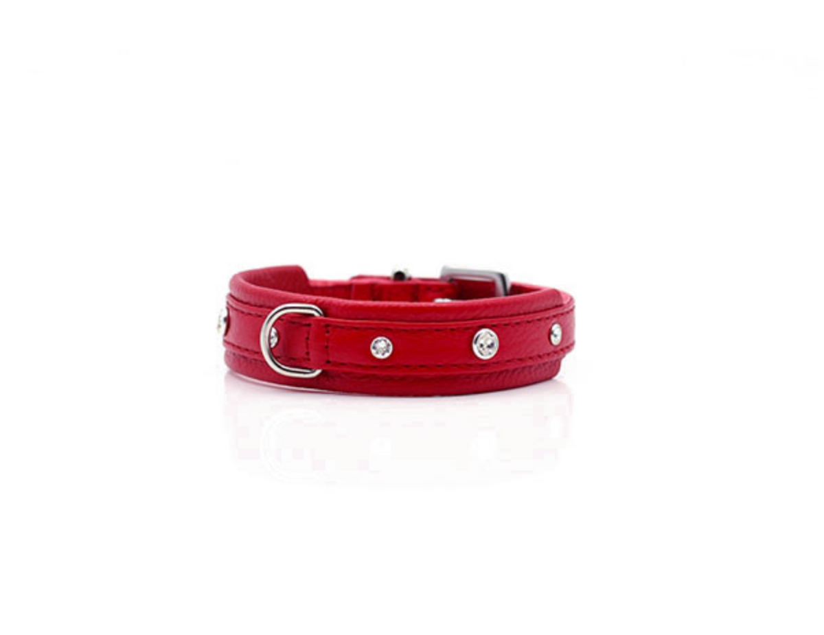 Lady red halsband